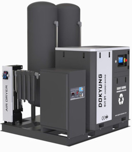 MÁY NÉN KHÍ TRỤC VÍT LASER GẮN TRÊN ĐẾ DOKYUNG