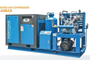 HỆ THỐNG MÁY NÉN KHÍ TRỤC VÍT + TĂNG ÁP (BOOSTER) 40 BAR